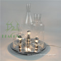 wholesale simple design clear white glass table lamp